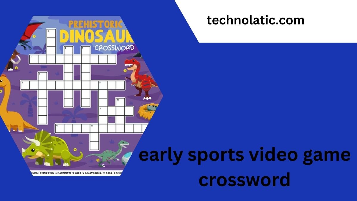 early sports video game crossword